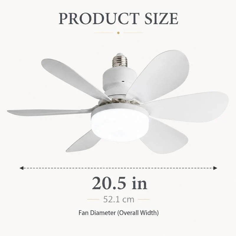 Lumia™ E27 Screw-In Ceiling Fan Light