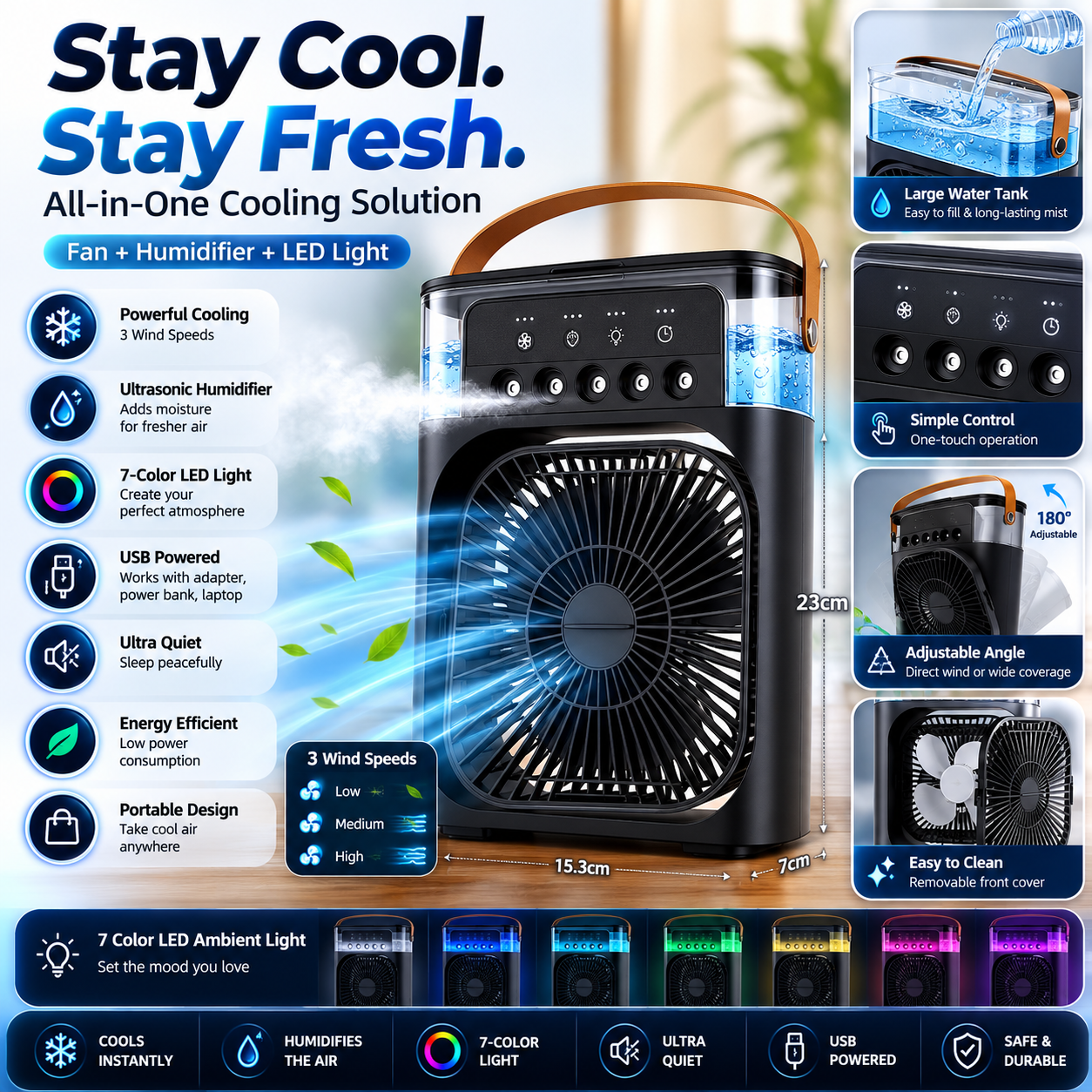 Lumia™ ArcticCool 3-in-1 Air Cooler ⭐⭐⭐⭐⭐