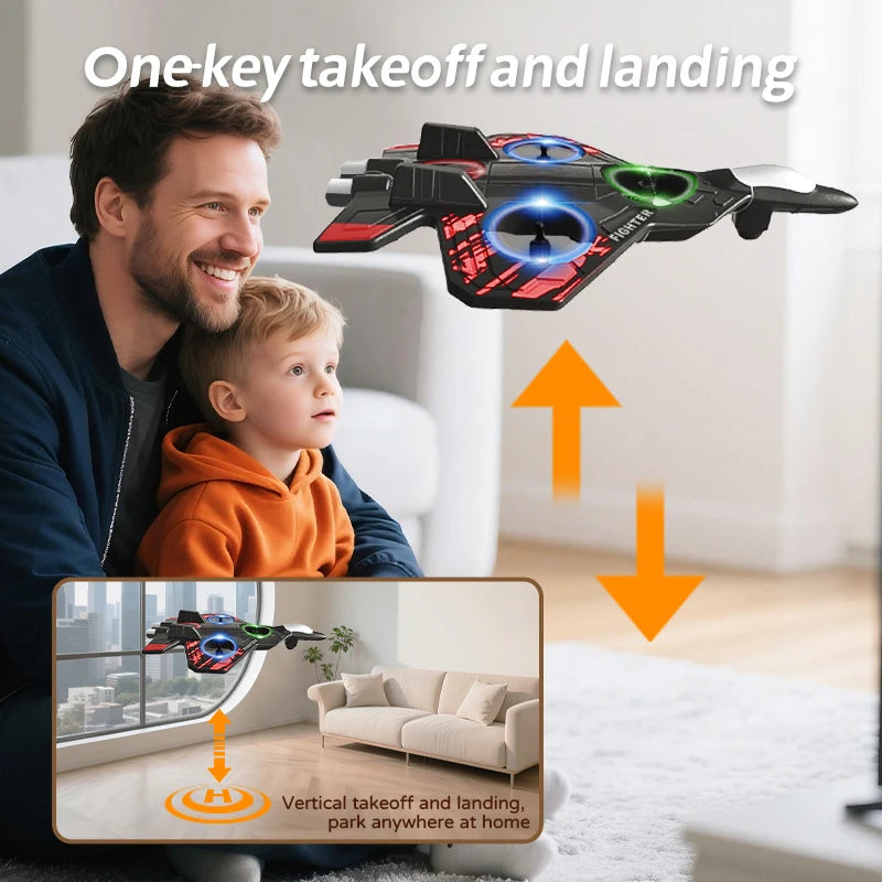 Lumia™ L101 Remote Control Foam Plane – LED Stunt Glider