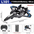 Lumia™ L101 Remote Control Foam Plane – LED Stunt Glider
