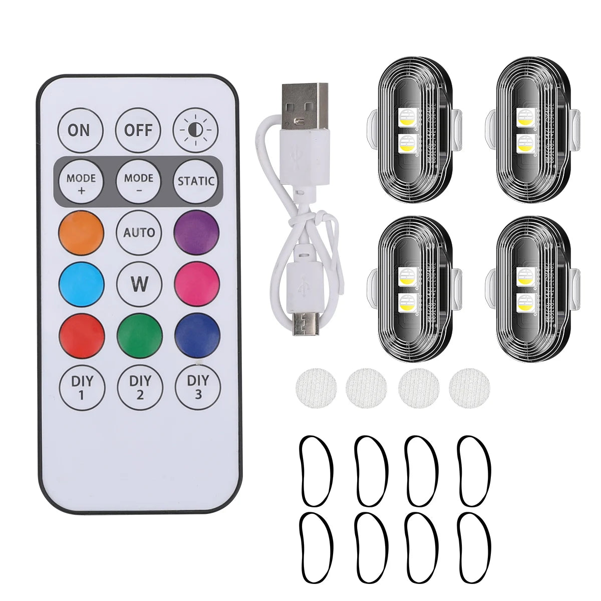 Lumia™ RGB LED Lights – Wireless Remote Flashing Kit